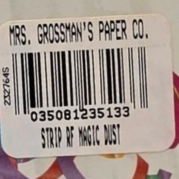 Mrs. Grossman's Sealed Sticker Strips 4 Sheets RF Happy Anniversary & Magic Dust - Picture 3 of 4